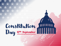 Constitution Day in United States Free PPT Slide 1