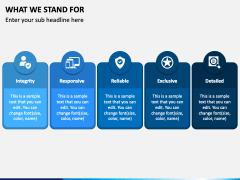 What We Stand for PowerPoint and Google Slides Template - PPT Slides