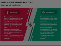 Data Mining Vs Data Analytics Animated Presentation - SketchBubble