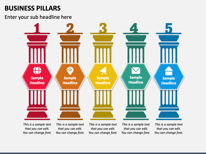 Business Pillars PPT Slide 1