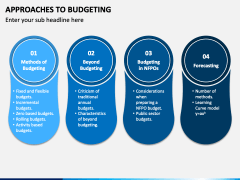 Approaches to Budgeting PPT Slide 4
