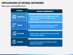 Applications of Neural Networks PowerPoint and Google Slides Template ...