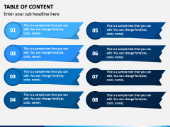 Table Of Content Powerpoint And Google Slides Template - Ppt Slides