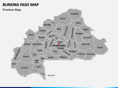 Burkina Faso Map PPT Slide 2