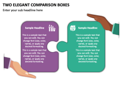 Two Elegant Comparison Boxes PPT Slide 2