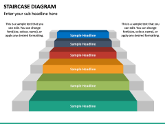 Staircase Diagram PowerPoint Template | SketchBubble