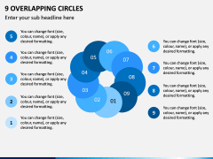 9 Overlapping Circles PPT Slide 1