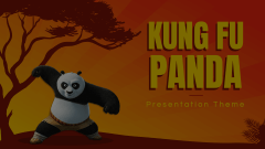 Kung Fu Panda Theme Animated Presentation - SketchBubble
