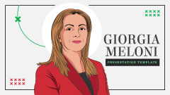 Giorgia Meloni PPT Slide 1