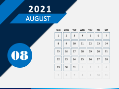 Calendar 2021 Type 4 PPT Slide 9