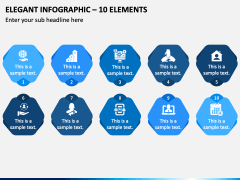 Elegant Infographic - 10 Elements PPT Slide 2