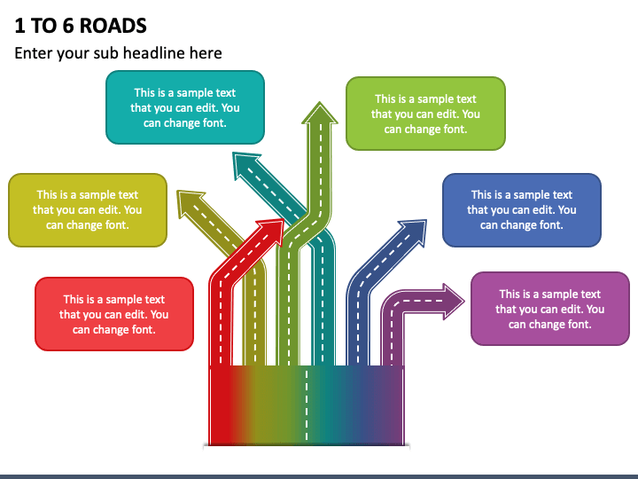 1 to 6 Roads PPT Slide 1