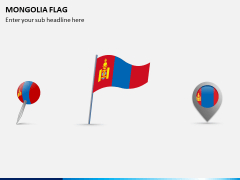 Mongolia Flag PPT Slide 1