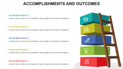 Accomplishments and Outcomes PPT Slide 1