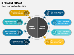8 Project Phases PPT Slide 1