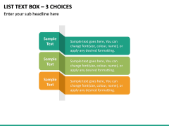List Text Box – 3 Choices PPT Slide 2