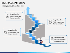 Multiple Stair Steps PPT Slide 1