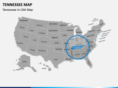 Tennessee Map PPT Slide 5