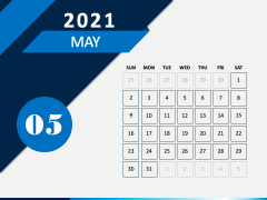 Calendar 2021 Type 4 PPT Slide 6