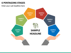 6 Pentagons Stages PPT Slide 2