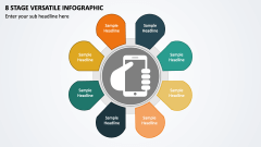 8 Stage Versatile Infographic PPT Slide 1