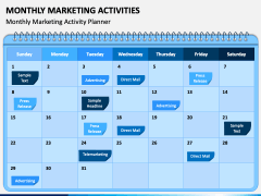 Monthly Marketing Activities PPT Slide 3