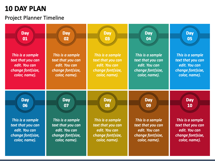 10 Day Plan PPT Slide 1