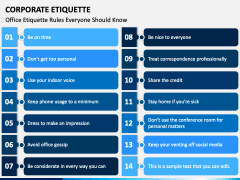 Corporate Etiquette PPT Slide 4