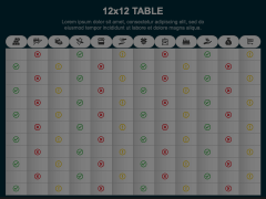 12x12 Table Animated Presentation - SketchBubble