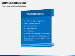 Strategic Decisions PPT Slide 1