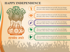 Indian Independence Day Free PPT Slide 9