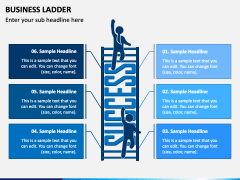 Business Ladder Free PPT Slide 2