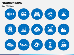 Pollution Icons PPT Slide 3