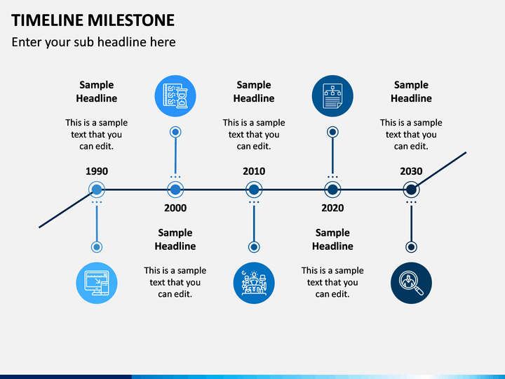 Timelines Milestone Powerpoint Template Sketchbubble