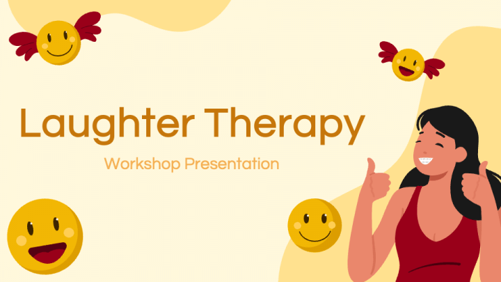 Laughter Therapy Workshop PPT Slide 1