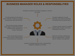 Business Manager Roles & Responsibilities Animated Presentation - SketchBubble