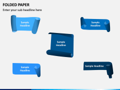 Folded Paper PPT Slide 3
