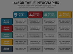 4x5 3D Table Infographic Animated Presentation - SketchBubble
