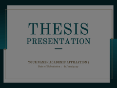 Thesis Presentation Animated Presentation - SketchBubble