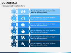 6 Challenges PPT Slide 1