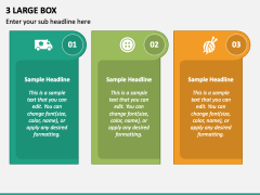 3 Large Box PPT Slide 2