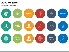 Aviation Icons PPT Slide 2