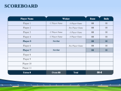 cricket theme for powerpoint presentation free download