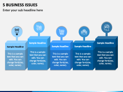 5 Business Issues PPT Slide 1