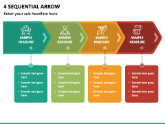 4 Sequential Arrow PPT Slide 2
