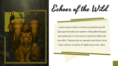 Wildlife Conservation Theme PPT Slide 9