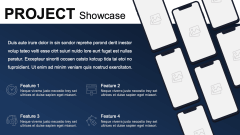 Project Showcase PowerPoint and Google Slides Template - PPT Slides