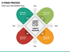 4 Stage Process PPT Slide 2