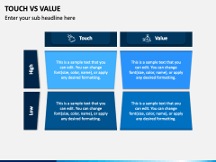 Touch Vs Value PowerPoint and Google Slides Template - PPT Slides