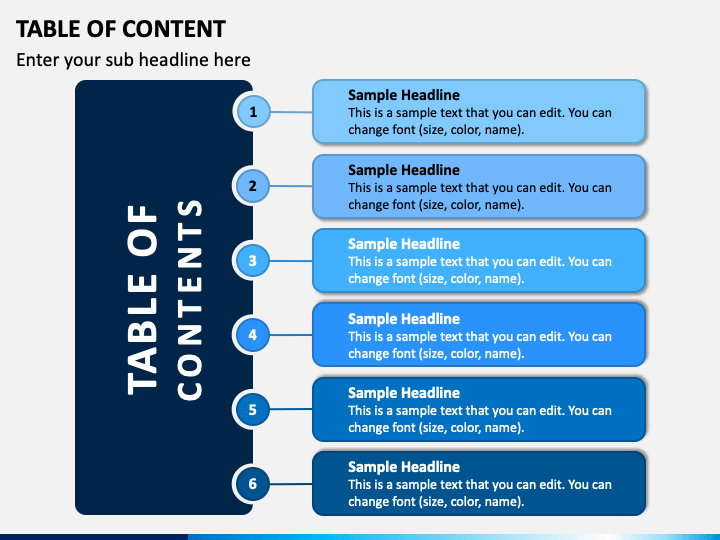 Table of Content PowerPoint and Google Slides Template PPT Slides